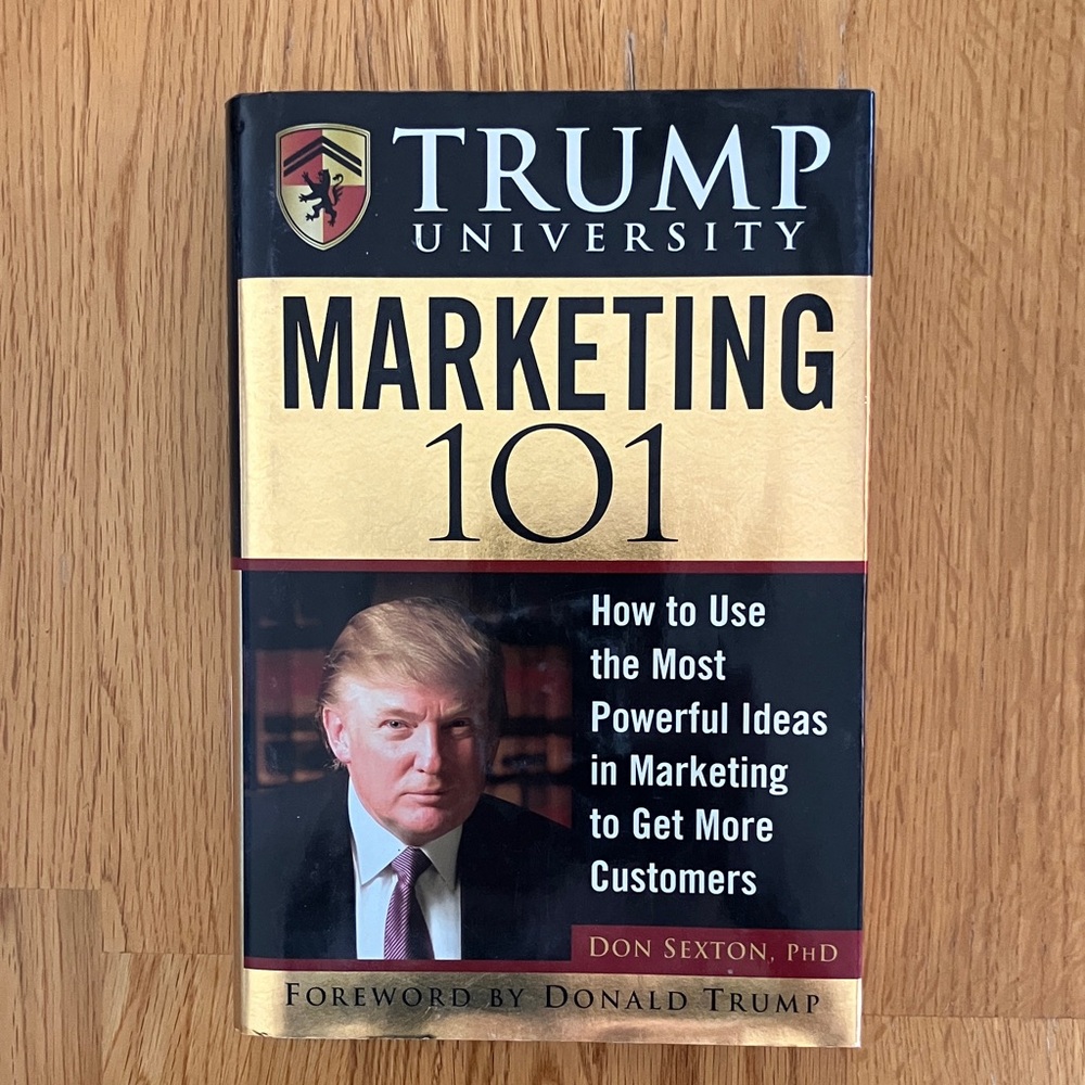 Trump University Marketing 101 Book